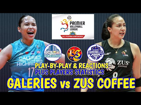 GALERIES TOWER vs ZUS COFFEE I PVL AFC 2026 I PLAY-BY-PLAY REACTIONS & PLAYERS STATISTICS