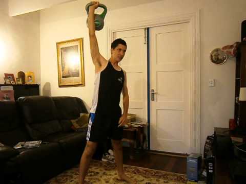 16kg Kettlebell snatch at 10 reps