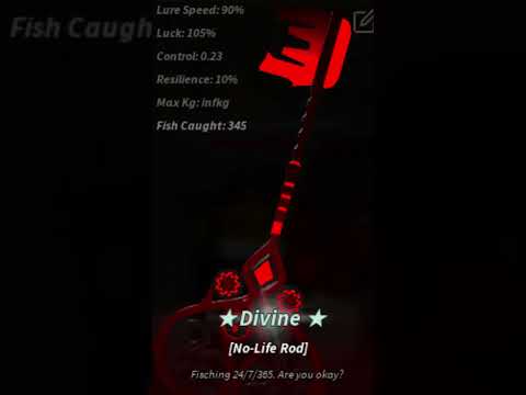 BUFF THE NO LIFE ROD!!!!!!!!!!!!!!! #fisch #fish #roblox #gaming #fypシ゚  #shorts