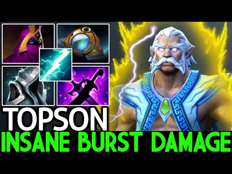 TOPSON [Zeus] Insane Burst Magic Damage Destroy Pub Game Dota 2