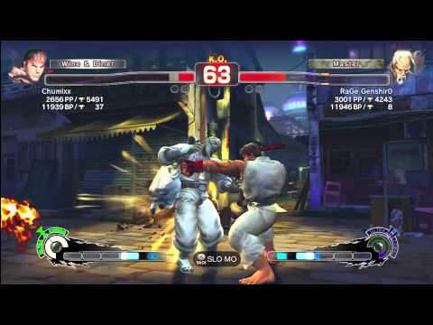 SSF4 AE Europe Ranked: Chumixx(Ryu) vs RaGe Genshir0(Gen)