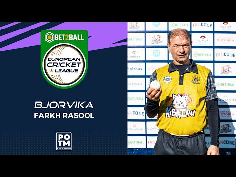 POTM: F.Rasool - BJA vs ZAS | Highlights | Bet2Ball European Cricket League Day 1, Group B | ECL22