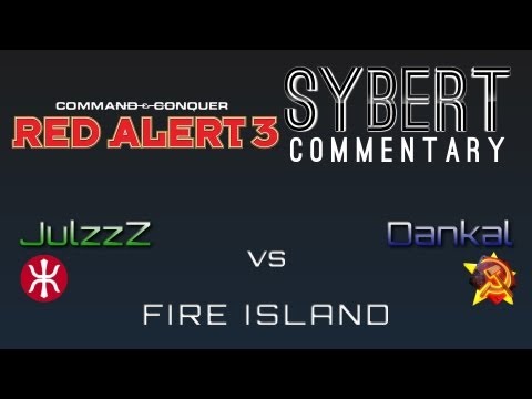 JulzzZ(E) vs Dankal(S) - Fire Island - Red Alert 3