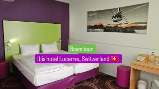 Room tour of Ibis hotel in Lucerne, Switzerland | Ibis hotel in Switzerland | Ho