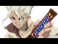 Snickers X Dr Stone Commercial Ad