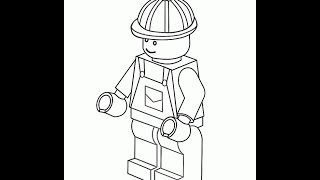 Lego Coloring Pages For Kids