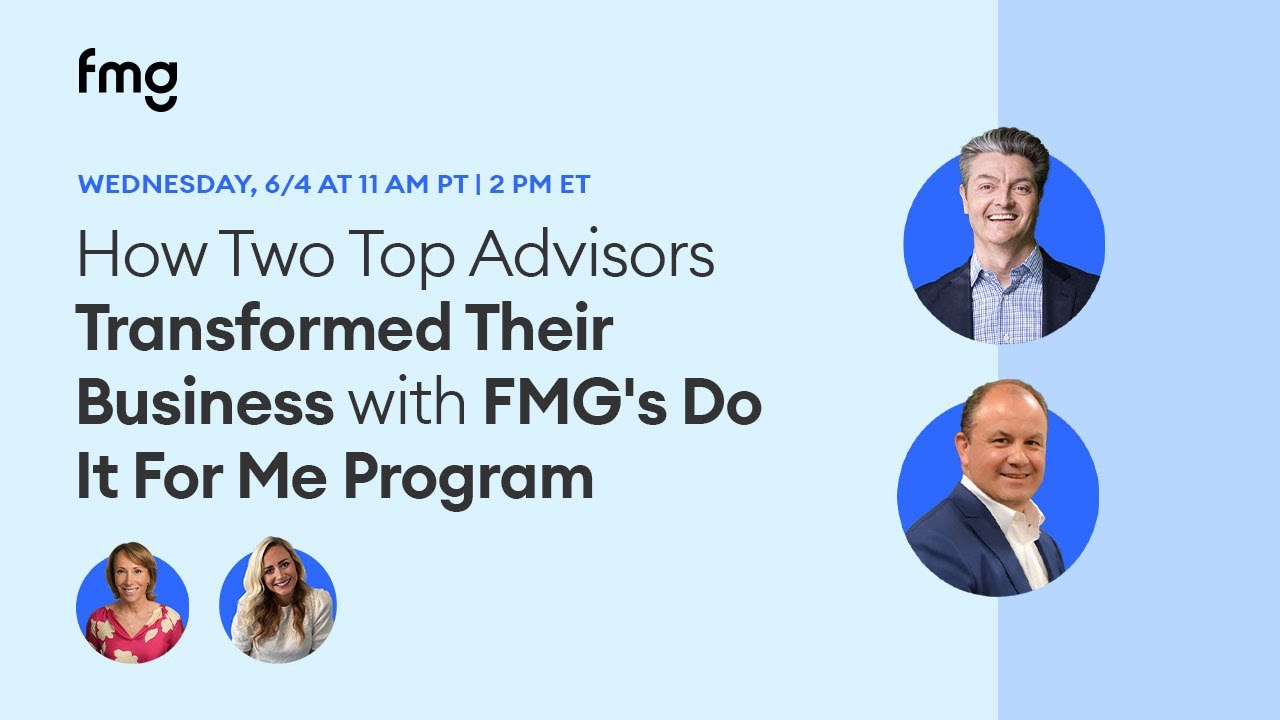 How Two Advisors Transformed Their Business with FMG’s Do It For Me Program