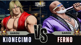 FF:CotW 🐺 KIONECIMO (Ken Masters) vs FERNO (Mr.Big)⭐Replay Match - FATAL FURY: CotW - 12/25