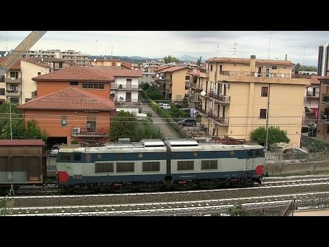 E.656.607 con treno merci a Monterotondo - E.656.607 with freight train in Monterotondo