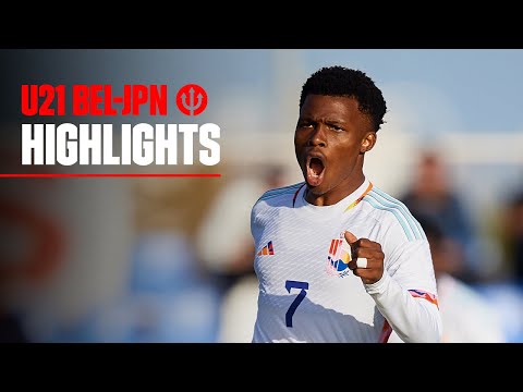 Belgium 3-2 Japan | Masterclass by Ramazani | #U21 | Friendly