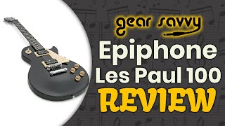 Video thumbnail for 🎸Epiphone Les Paul 100 Review (Buyer’s Guide) | Gear Savvy by Gear Savvy