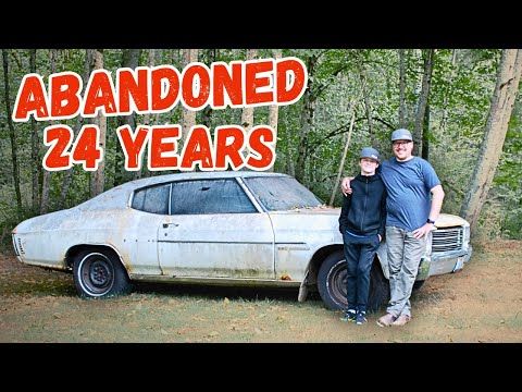 ABANDONED 72 CHEVELLE is the perfect FATHER & SON Barn Find