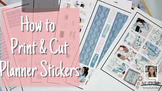 How to Print & Cut Planner Stickers | Cricut Design Space | Etsy Shop Downloads