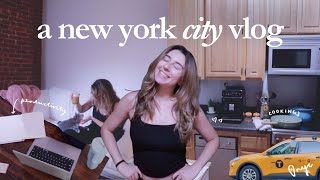 chatty days at home in my nyc apartment 🛋️✨ (& a walk or two outside)