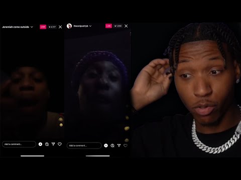 Silky Reacts To Set Da Trend & CBlu Spinning Each Others Block On IG Live