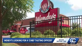 Wendy's offers $100,000 job to be its 'Chief Tasting Officer'