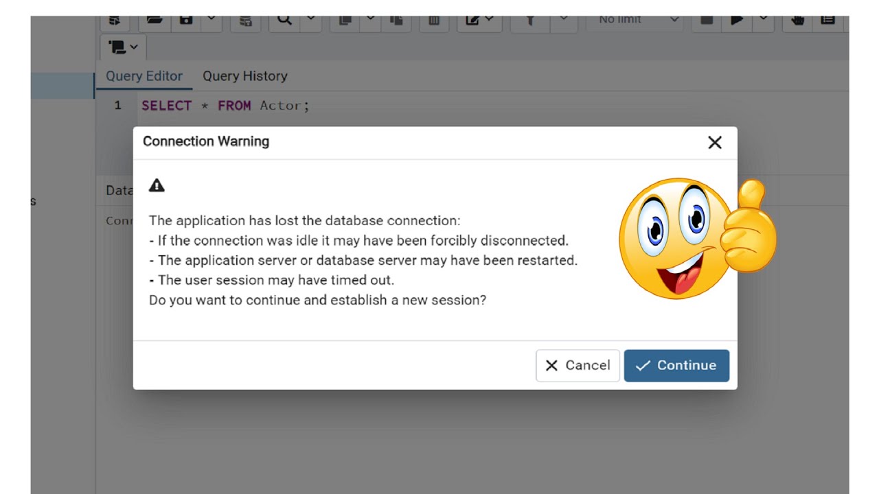 How To Resolve/Fix The Application Has Lost The Database Connection in PostgreSQL Database pgAdmin