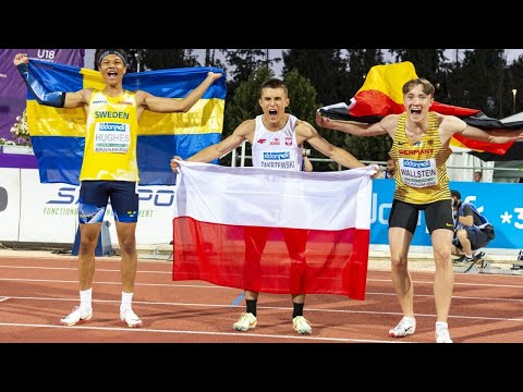 Marek ZAKRZEWSKI mistrzem Europy U-18 na 100M! REKORD POLSKI!