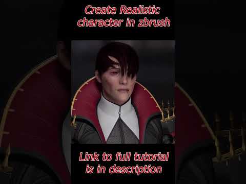 Part 0 Vampire 3d character in 15 minutes in maya zbrush and substance painter