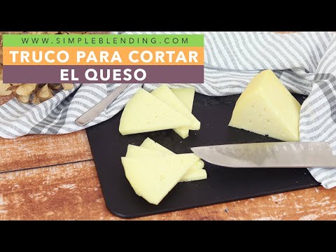 CÓMO CORTAR EL QUESO COMO UN PROFESIONAL | Cómo cortar una cuña de queso