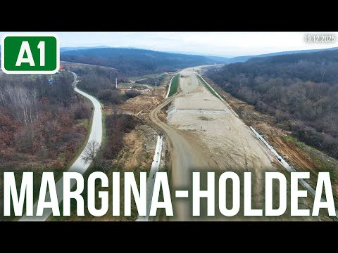 AUTOSTRADA A1 Margina - Holdea | Stadiul lucrărilor la 19.12.2025