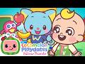 Apples And Bananas Song With JJ Hello Kitty CoComelon Playdates With Sanrio Friends