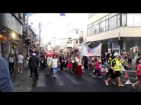 Lag B'Omer Parade  (Chabad Organization - Orthodox Jewish Organization) - central Tel Aviv, Israel