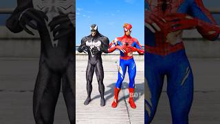 GTA V : SPIDER-MAN VS ZOMBIE SPIDER-MAN SUPERHERO BATTLE 🔥 #shorts #gta5