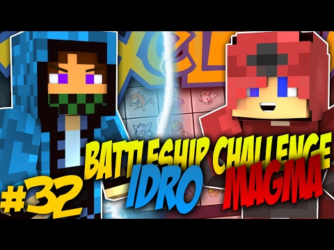 TEAM IDRO VS TEAM MAGMA BATTAGLIA NAVALE CHALLENGE - Minecraft PIXELMON ITA EP. 32