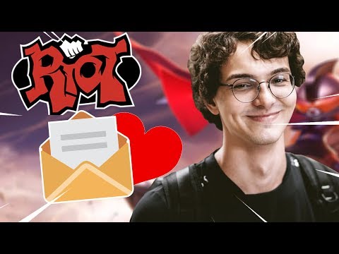 A RIOT ME ENVIOU UMA MENSAGEM ESPECIAL S2 -  MYLON STREAM