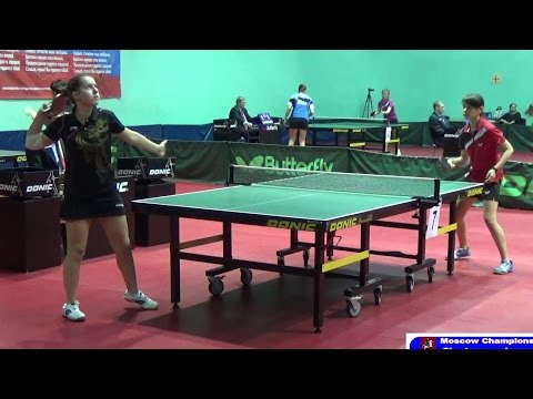 Юлия ЛИТВИНОВА - Карина ХЕГАЙ Настольный теннис, Table Tennis