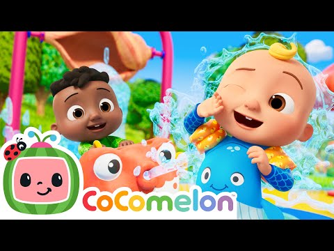 Fast Little Fishy Splash Water Park Adventure 🛝 🐟 | CoComelon Nursery Rhymes & Kids Songs