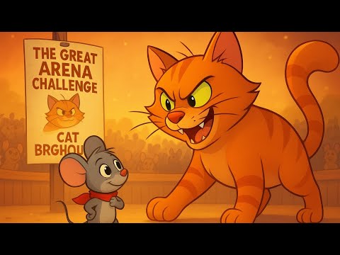 🐭✨ Taligo the Brave Mouse vs the Evil Cat! 🥊 | Fun Story for Kids
