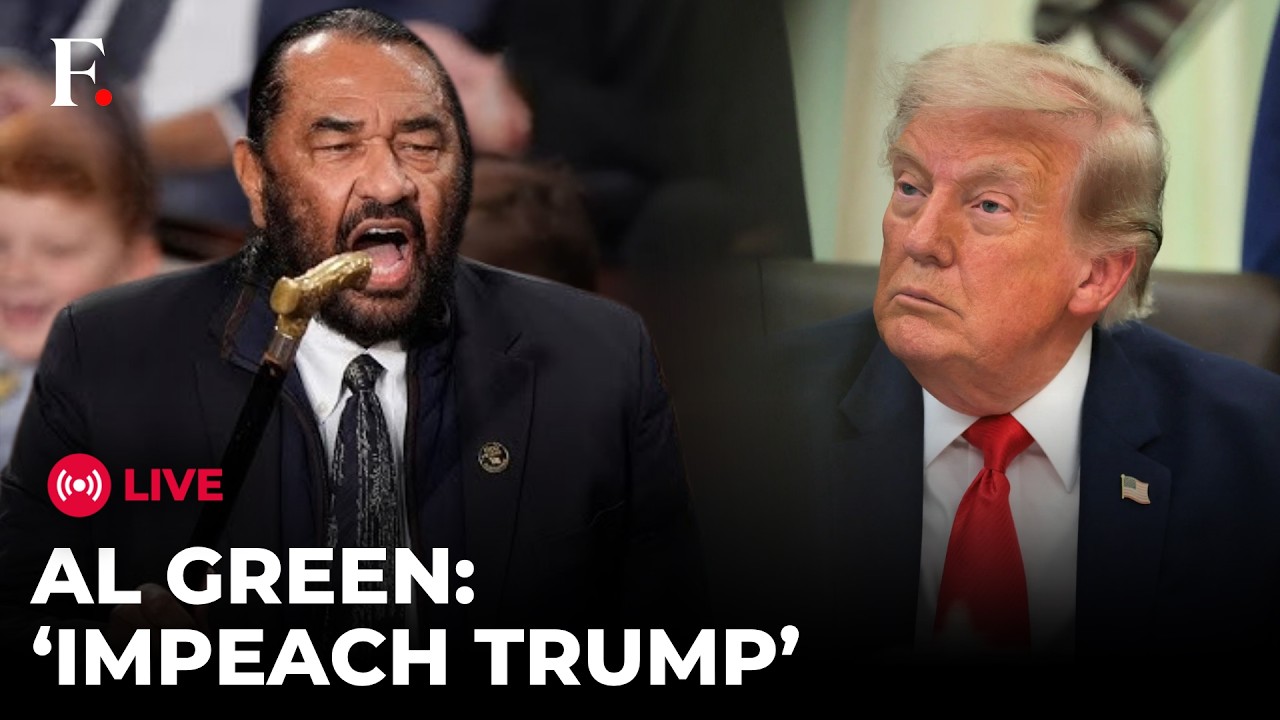 Al Green LIVE: US Rep Al Green Files Impeachment Articles Against Trump