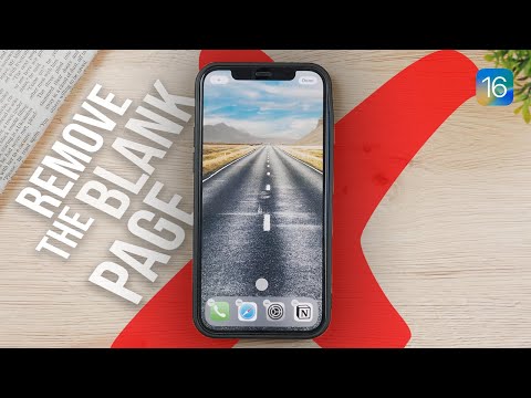 How to Remove Empty Home Screen on iPhone