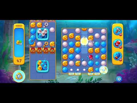 Fishdom level 10852 no boosters フィッシュダム ノーマル