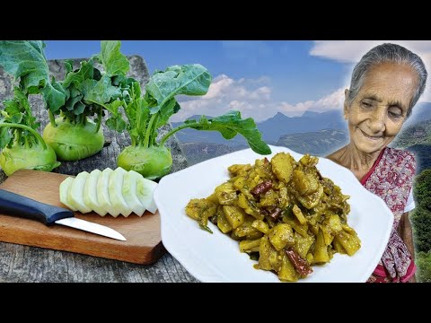 Knol Khol Curry - Kohlrabi Curry
