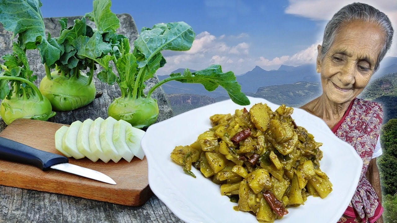 Knol Khol Curry - Kohlrabi Curry
