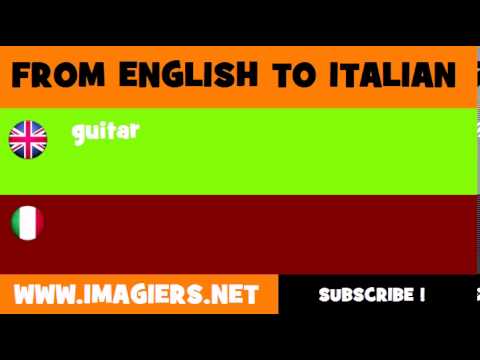 How to say guitar in Italian