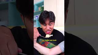 Friends VS Best Friends : JUST ONE SPOON 🥄 @davidmatthew_ #shortsfeed