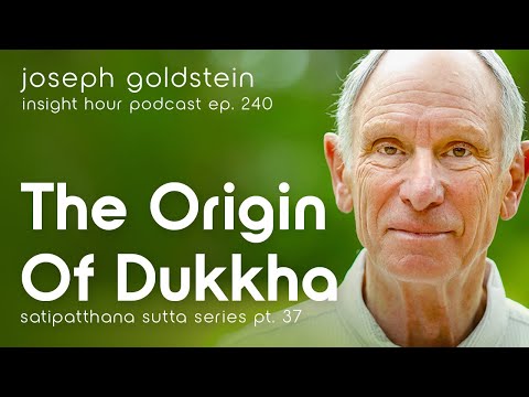 Joseph Goldstein on the Origin of Dukkha– Insight Hour Ep. 240 – Satipatthana Sutta Series Pt. 37