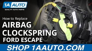 How to Replace Clockspring 08-12 Ford Escape