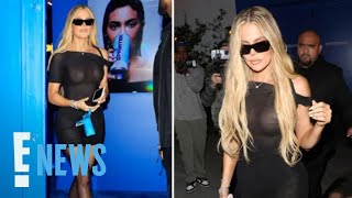 Khloé Kardashian Supports Kylie Jenner’s New Cocktail Event Launch In BRALESS NSFW Dress | E! News