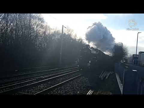 The Welsh Marches Express with 7029  Clun Castle GWR Steam locomotive  5/3/22