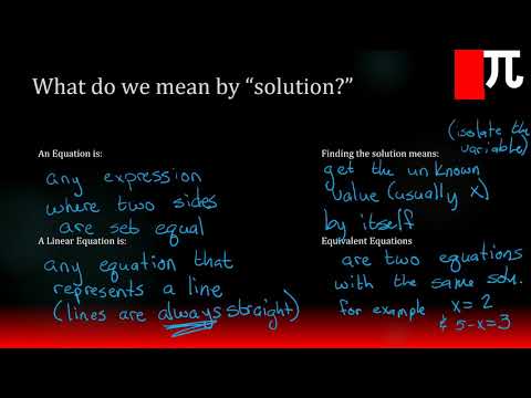 Larson Algebra 2 - Section 1.3 - Solving Linear Equations
