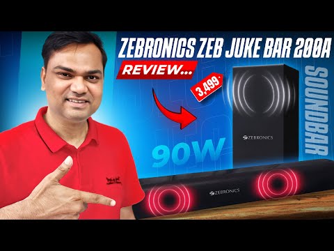 Thumbnail for π₯π₯ Zebronics Juke Bar 200A Soundbar Review | Best Soundbar under 5000