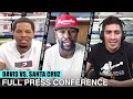 GERVONTA DAVIS VS LEO SANTA CRUZ - FULL PRESS CONFERENCE VIDEO WITH FLOYD MAYWEATHER JR