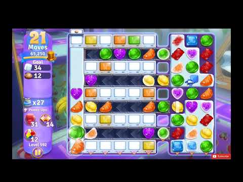 Wonka's World of Candy Level 592 NO BOOSTERS - A S GAMING ✔