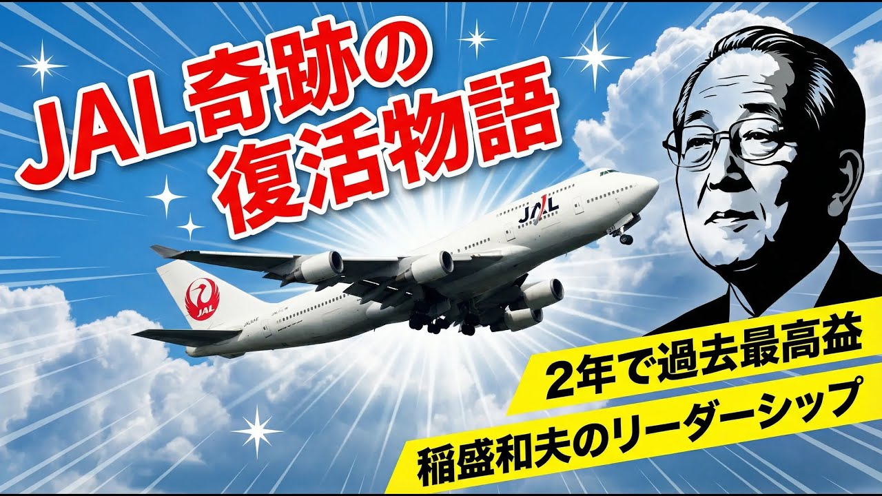 日本航空（JAL）：経営破綻からの奇跡の復活