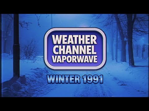 WINTER WEATHER CHANNEL VAPORWAVE // 90s Nostalgia Mix